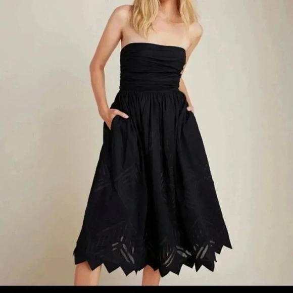 ANTHROPOLOGIE Luiza Midi Dress - Picture 1 of 7